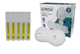 Kit Nebulizador Inalador + Soro Fisiologico Incluso G-tech Kit Nebulizador Inalador + Soro Fisiologico Incluso G-tech