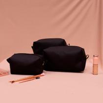 Kit Necessaire 3 Peças Feminina Luxo Organizador de Viagem Multiuso Maquiagem Cosméticos com Zíper