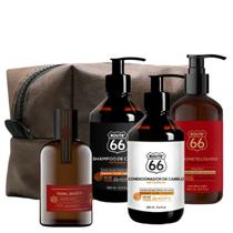 Kit Necessaire C/ Shampoo, Cond, Sabonete E Perfume Route 66