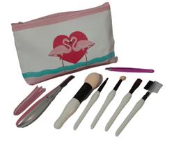 Kit Necessaire com Pinceis e Acessórios de Maquiagem - nº2