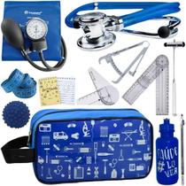 Kit Necessaire Fisioterapia Goniometro Martelo Buck Fita Imc Incoterm