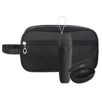 Kit Necessaire Impermeável Porta Escova Saboneteira Premium