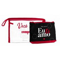 Kit Necessaire Meu Amor Te Amo 2 Unid