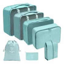 Kit Necessaire Organizadora Mala Viagem 7 Peças Resistente, Porta Cosméticos, Bolsa de Viagem, Multiuso, Prática Kit Necessaire Organizadora Mala Viagem 7 Peças Resistente, Porta Cosméticos, Bolsa de Viagem, Multiuso, Prática