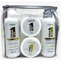 Kit Necessaire Sh Cond Masc 24k Controle Danos Ckamura