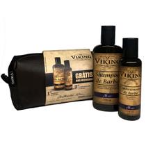 Kit Necessaire Shampoo E Condicionador De Barba Mar