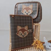 kit necessarie porta fraldas e capa de caderneta de vacinação - Ateliê Natália Handmade