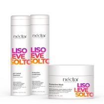 Kit Néctar Professional Liso Leve Solto Home Care