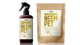 Kit Neem Spray e Suplemento Alimentar Para Pets