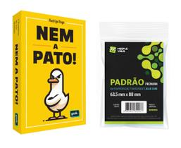 Kit Nem A Pato Jogo De Cartas Grok + Sleeves Padrão MeepleBR