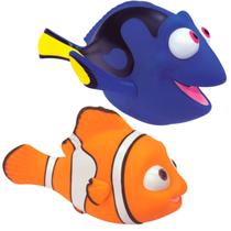 Kit Nemo Dory 2 Bonecos Vinil Procurando Nemo Pixar Disney