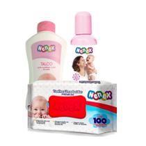 Kit Nenex infantil Talco +Colonia + Toalha Umedecida