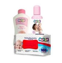 Kit Nenex infantil Talco +Colonia + Toalha Umedecida