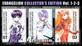 Kit Neon Genesis Evangelion (Collector's Edition) - Vol. 1-3 Mangá: JBC
