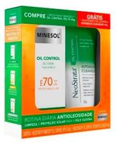 Kit neostrata: protetor solar minesol oil control fps70 40g + gel de limpeza 60g
