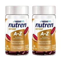 Kit Nestle Nutren Sênior A-Z Com 2 Potes De 60 Cápsulas Cada