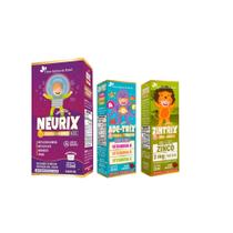 Kit Neurix Uva + Ade trix + Zintrix Flora Nativa especificação Sabor:Uva Kit Neurix Uva + Ade trix + Zintrix Flora Nativa especificação Sabor:Uva