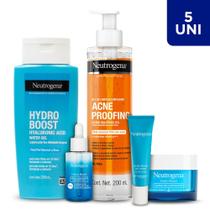 Kit Neutrogena Hydro boost Hidratante + Sérum + Àgua Micelar + Creme para os Olhos