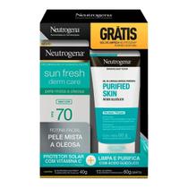 Kit Neutrogena Protetor Solar Fps 70 40g+Gel de Limpeza 60g