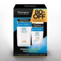 Kit Neutrogena Sun Fresh FPS 50 200ml + 120ml Kit Neutrogena Sun Fresh FPS 50 200ml + 120ml
