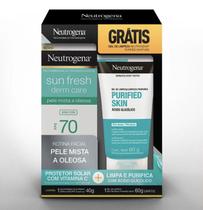 Kit neutrogena sunfresh facial fps70 40g+gel 60g Kit neutrogena sunfresh facial fps70 40g+gel 60g