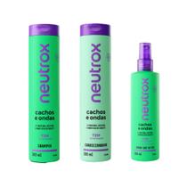 Kit Neutrox Cachos Ondas Cond 300Ml+Sh 300Ml+Spray 300Ml Kit Neutrox Cachos Ondas Cond 300Ml+Sh 300Ml+Spray 300Ml