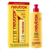Kit Neutrox Hidra Brilho: Shampoo 300ml e Condicionador 200ml + Creme para Pentear 300ml Kit Neutrox Hidra Brilho: Shampoo 300ml e Condicionador 200ml + Creme para Pentear 300ml