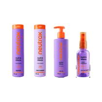 Kit Neutrox Nutre Oleos Cond+Shamp+Leave-In 200Ml+Oleo 45Ml