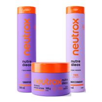Kit Neutrox Nutre Óleos Duo 300ml Creme De Tratamento 300g Kit Neutrox Nutre Óleos Duo 300ml Creme De Tratamento 300g
