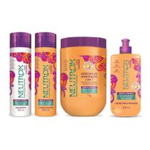 Kit Neutrox S.O.S. Cachos Shampoo - Condicionador - Máscara - Creme de Pentear