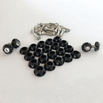 Kit New Black Acabamento Billet Cofre Paralama Ford Maverick