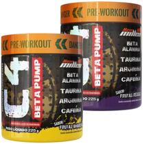 Kit New Millen 2x Pré Treino C4 Beta Pump 225G