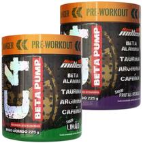 Kit New Millen 2x Pré Treino C4 Beta Pump 225G