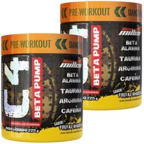 Kit New Millen 2x Pré Treino C4 Beta Pump 225G