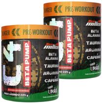 Kit New Millen 2x Pré Treino C4 Beta Pump 225G