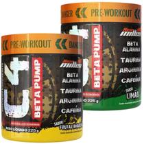 Kit New Millen 2x Pré Treino C4 Beta Pump 225G