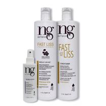 Kit Ng De France Fast Liss + Spray Thermo + Cond. Pós Fast L Kit Ng De France Fast Liss + Spray Thermo + Cond. Pós Fast L