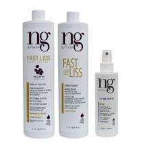 Kit Ng De France Fast Liss + Spray Thermo + Cond. Pós Fast L