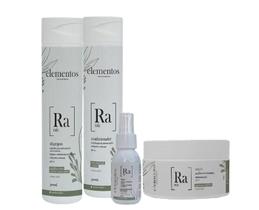 Kit NG de France Shampoo Controle de Queda + Condicionador Anti caspa+ Máscara Capilar + Tônico Elementos Raiz