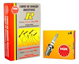 Kit NGK Cabo de Velas - Fiat Palio, Siena, Strada - SCT-09 e BKRE6E