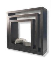 Kit Nicho 10 Cm Preto Com 3 Pecas 30/25 /20 cm de altura Kit Nicho 10 Cm Preto Com 3 Pecas 30/25 /20 cm de altura