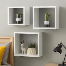 Kit nicho cubo mdf decorativo PORTA OBEJTOS quarto sala Kit nicho cubo mdf decorativo PORTA OBEJTOS quarto sala