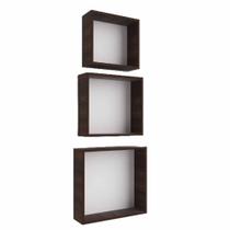 Kit Nicho São João Amadeirado 3PÇ Castaine 12MM Kit Nicho São João Amadeirado 3PÇ Castaine 12MM