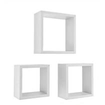 Kit Nichos Decorare Prat-k - 3 Unidades - Branco Kit Nichos Decorare Prat-k - 3 Unidades - Branco