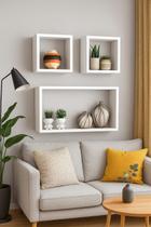 Kit Nichos Quarto Banheiro Sala Escritório Decoração 100 mdf Kit Nichos Quarto Banheiro Sala Escritório Decoração 100 mdf