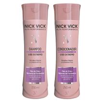 Kit NICK VICK Liso Extremo Shampoo e Condicionador