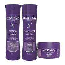 Kit NICK VICK Matizador Shampoo Condicionador e Máscara - Nick & Vick