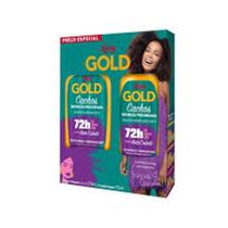 Kit Niely Gold Cachos Linhaça shampoo 275ml + condicionador 175ml