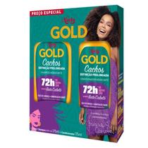 Kit Niely Gold Cachos Shampoo 275ml + Condicionador 175ml Kit Niely Gold Cachos Shampoo 275ml + Condicionador 175ml