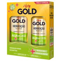 Kit Niely Gold Hidratação Milagrosa Shampoo 275ml +condicionador 175ml Enter/